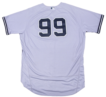 2018 Aaron Judge Game Used New York Yankees Opening Day Road Jersey Vs. Toronto Blue Jays On 3/29/18 (MLB Authenticated & Steiner)